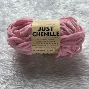Premier Chenille Yarn in Soft Pink